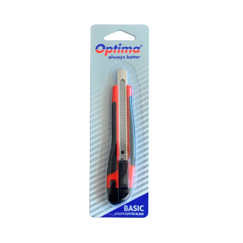 CUTTER MIC cu SINA METALICA OPTIMA BASIC SK7, LAMA de 9 mm