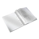 CAIET A4 80 file, spirala, LEITZ Wow, coperta PP
