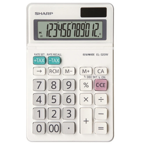 CALCULATOR DE BIROU SHARP EL-320W, 12 digiti