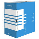 CUTIE ARHIVARE ALB + ALBASTRU DONAU, cotor 15,5 cm