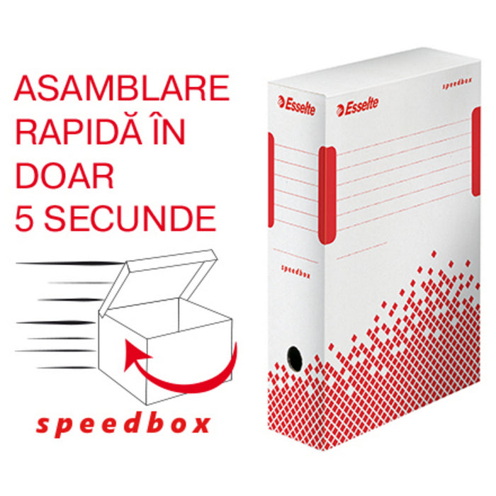 CUTIE ARHIVARE ESSELTE ALBA, Speedbox, cotor 10 cm