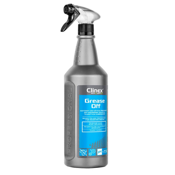 DETERGENT CONCENTRAT pentru INDEPARTAREA GRASIMII Clinex GREASEOff cu pulverizator, 1 litru