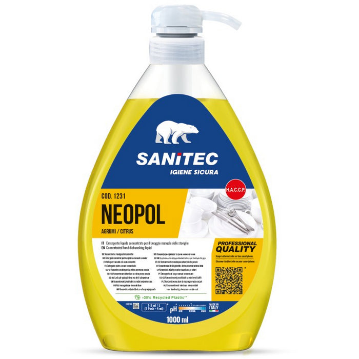 DETERGENT VASE Neopol SANITEC 1 litru