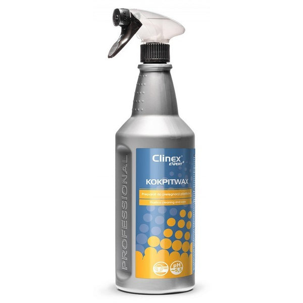 SOLUTIE cu SILICON Clinex Kokpit Wax pentru CURATAREA SUPRAFETELOR din PLASTIC ALE MASINII, 1 litru