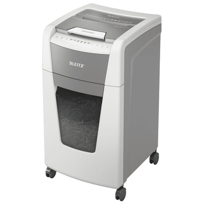 DISTRUGATOR DOCUMENTE automat Leitz IQ Office, P4, cross-cut (confeti), 300 coli, cos 60l*
