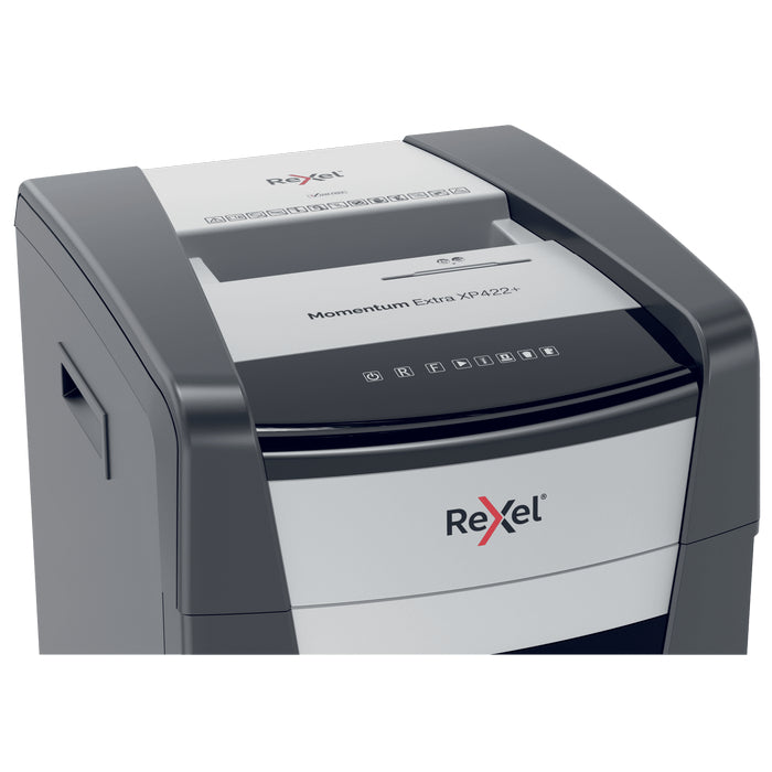 DISTRUGATOR DOCUMENTE manual REXEL MOMENTUM EXTRA XP422, P4, cross-cut (confeti), 22 coli, cos 85l, negru*
