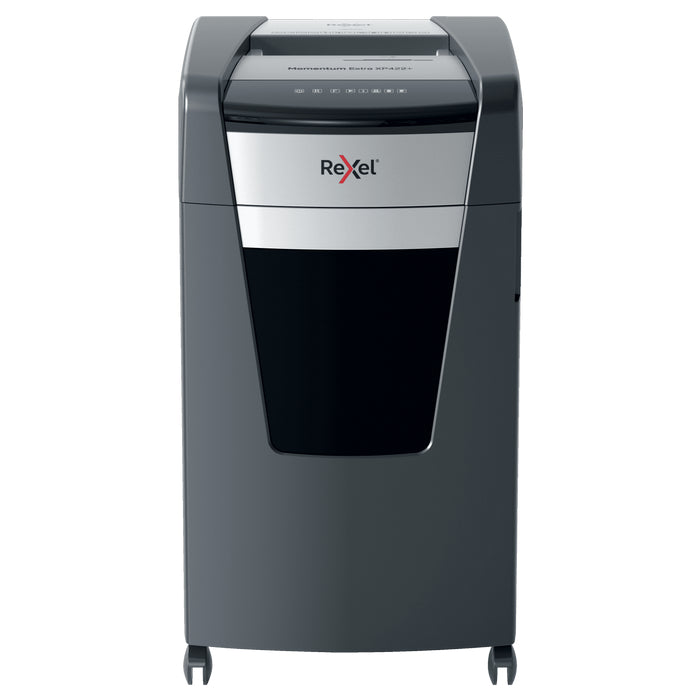 DISTRUGATOR DOCUMENTE manual REXEL MOMENTUM EXTRA XP422, P4, cross-cut (confeti), 22 coli, cos 85l, negru*