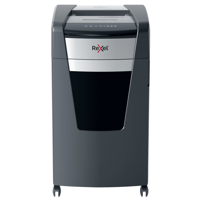DISTRUGATOR DOCUMENTE manual REXEL MOMENTUM EXTRA XP516, P5, micro-cut (particule), 16 coli, cos 85l, negru *