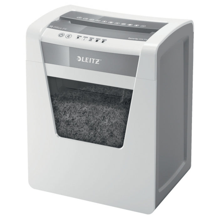 DISTRUGATOR DOCUMENTE manual LEITZ IQ Office, P5, micro-cut (particule) 2 x 15 mm, cos 23l, alb, 10 coli*