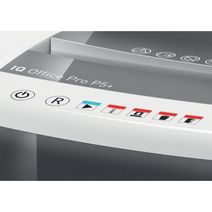 DISTRUGATOR DOCUMENTE manual LEITZ IQ Office Pro, P5+, micro-cut (particule) 2 x 5 mm, cos 30l, alb, 7 coli*