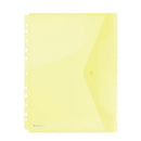 FOLIE DOCUMENTE A4 DONAU cu capsa, 200 microni, set 4 buc