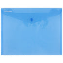 MAPA PLASTIC A5 DONAU, INCHIDERE cu CAPSA, CULORI TRANSPARENTE, set 10 buc