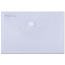 MAPA PLASTIC A6 DONAU, INCHIDERE cu CAPSA, CULORI TRANSPARENTE, set 10 buc