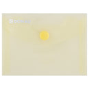 MAPA PLASTIC A7 DONAU, INCHIDERE cu CAPSA, CULORI TRANSPARENTE, set 10 buc