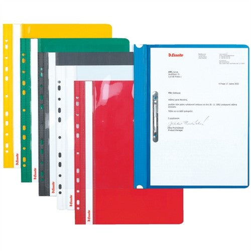 DOSAR PLASTIC ESSELTE Vivida, 11 perforatii, set 10 buc