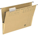 DOSAR SUSPENDABIL Q-Connect, KRAFT, cu BURDUF si eticheta, bagheta metalica