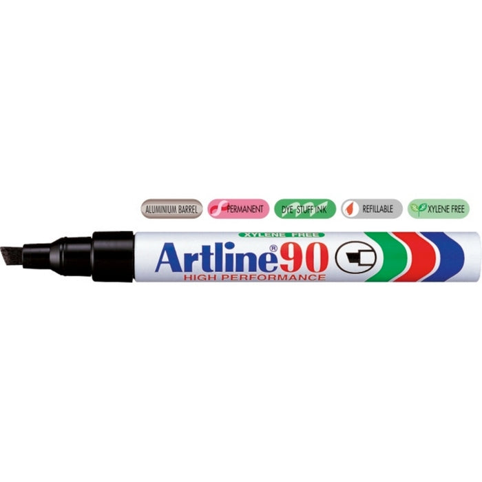 MARKER PERMANENT ARTLINE 90, varf tesit - scriere 2,00-5,00 mm