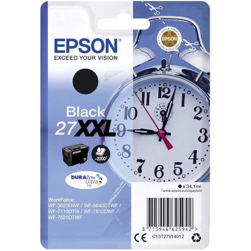 EPSON INK C13T27914012 BLACK - 34.1ml*