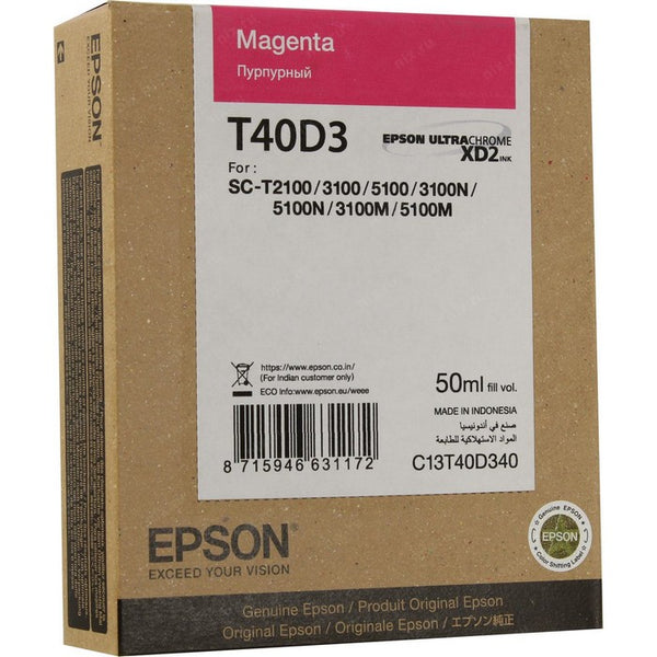 EPSON INK C13T40D340 MAGENTA - 50ml*