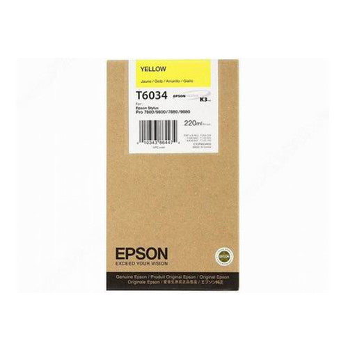 EPSON INK C13T603400 YELLOW - 220ml