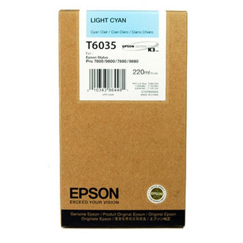 EPSON INK C13T603500 LIGHT CYAN - 220ml*