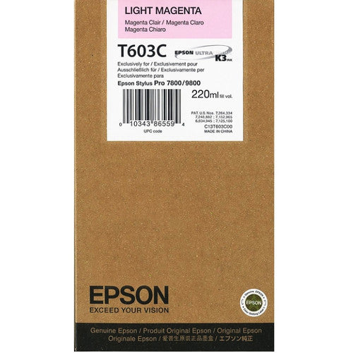 EPSON INK C13T603C00 LIGHT MAGENTA - 220ml*