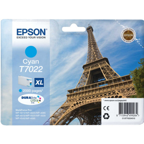 EPSON INK C13T70224010 CYAN - 21.3ml*