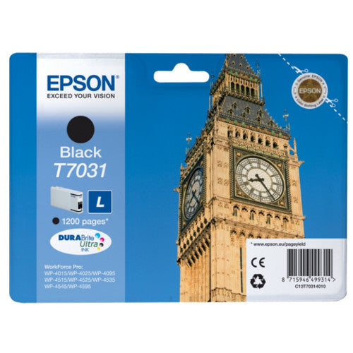 EPSON INK C13T70314010 BLACK - 24ml*