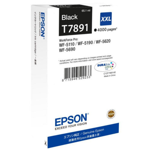 EPSON INK C13T789140 BLACK - 65.1ml*