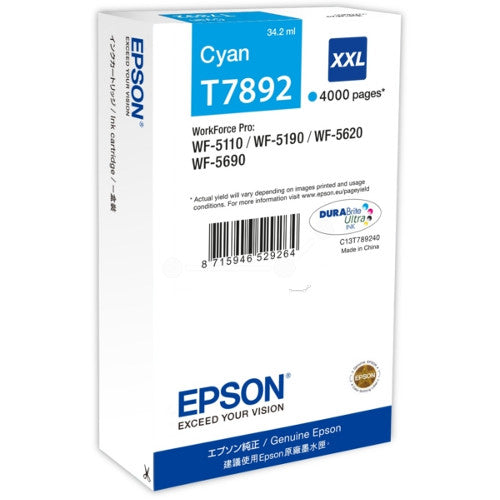 EPSON INK C13T789240 CYAN - 34.2ml*