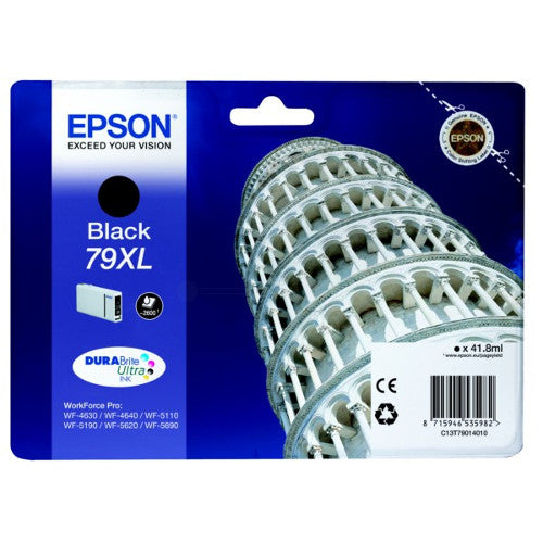 EPSON INK C13T79014010 BLACK - 41.8ml*