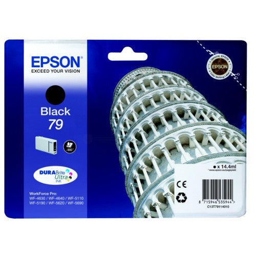 EPSON INK C13T79114010 BLACK - 14.4ml*