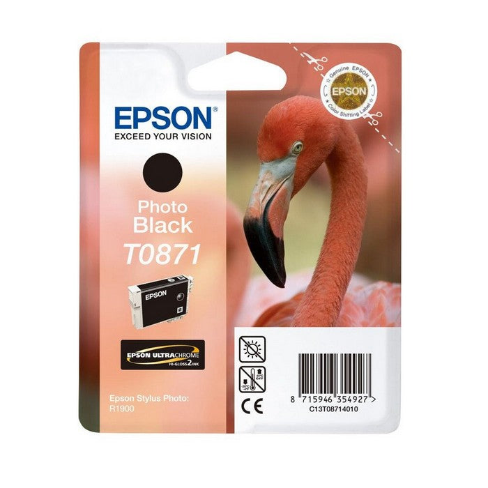 EPSON INK C13T08714010 BLACK - 11,4ml*
