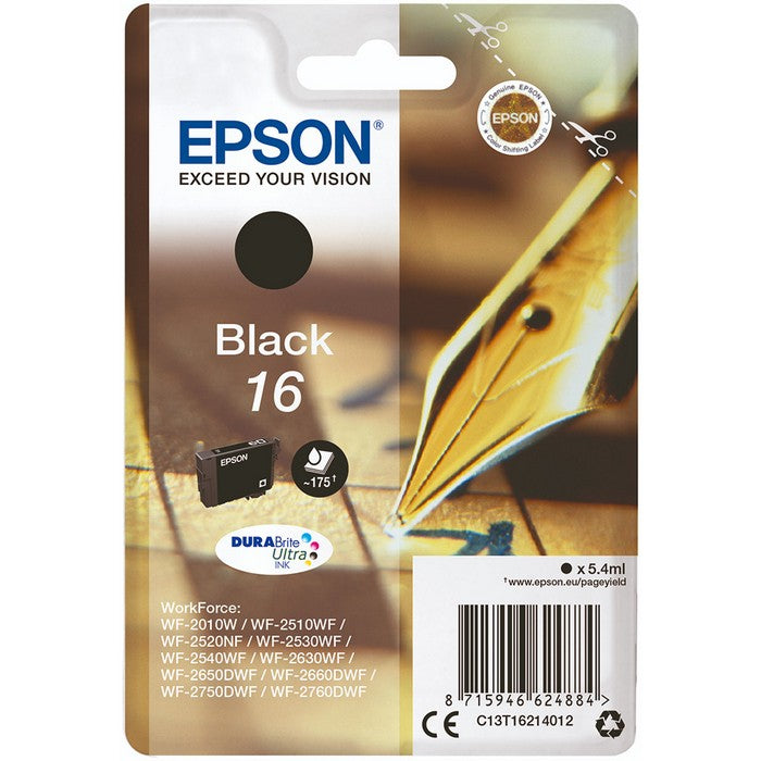 EPSON INK C13T16214012 BLACK - 5,4ml