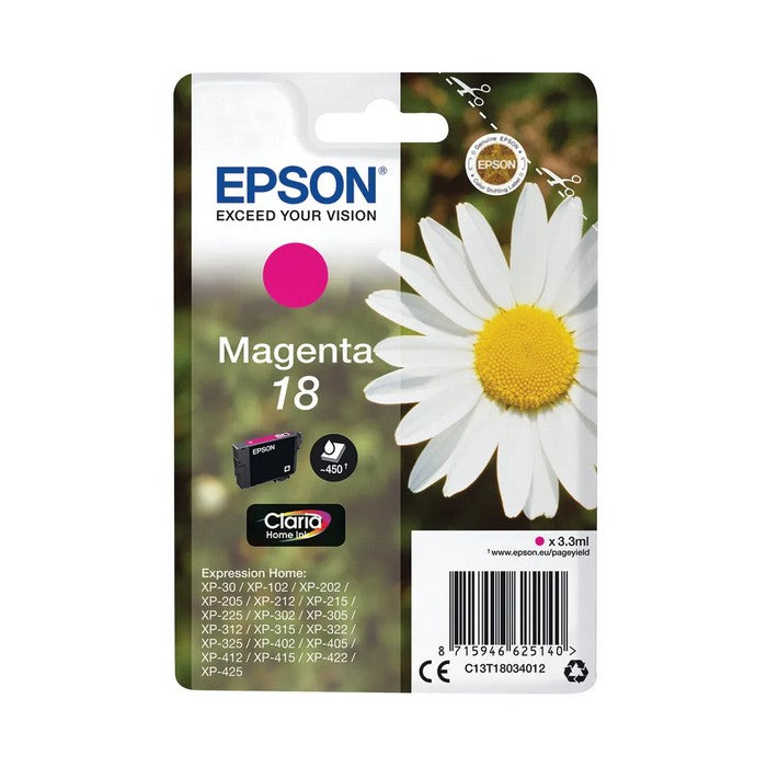 EPSON INK C13T18034012 MAGENTA - 3,3ml