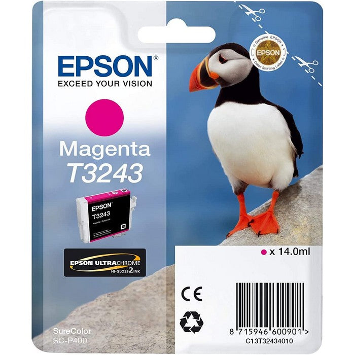 EPSON INK C13T32434010 MAGENTA - 14ml