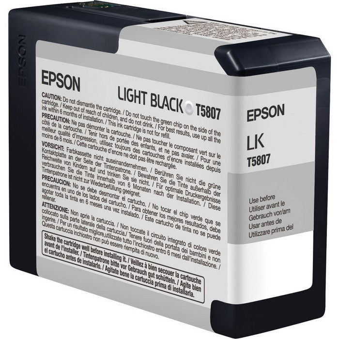 EPSON INK C13T580700 LIGHT BLACK - 80ml*