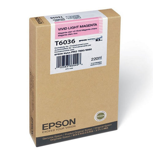 EPSON INK C13T603600 LIGHT MAGENTA - 220ml*