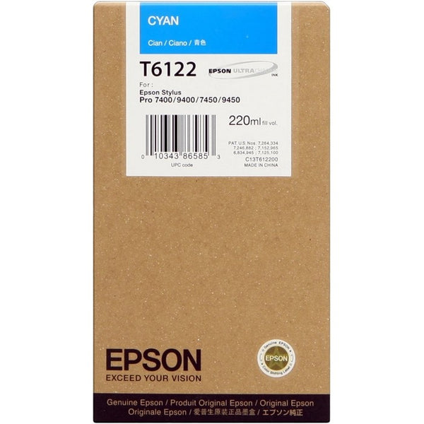 EPSON INK C13T612200 CYAN - 220ml*