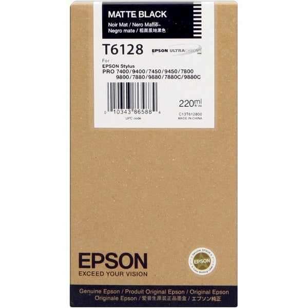 EPSON INK C13T612800 MATTE BLACK - 220ml