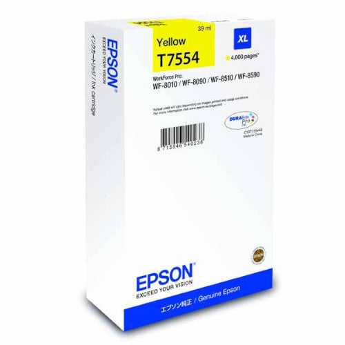 EPSON INK C13T755440 YELLOW - 4000pagini