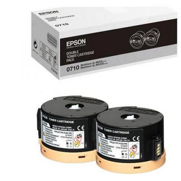 EPSON TONER C13S050710 BLACK - 2 X 2500pagini*