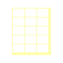 ETICHETE ADEZIVE ALBE RECTANGULARE, la plic