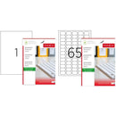 ETICHETE ADEZIVE TRANSPARENTE, format A4, TANEX, 25 coli/top