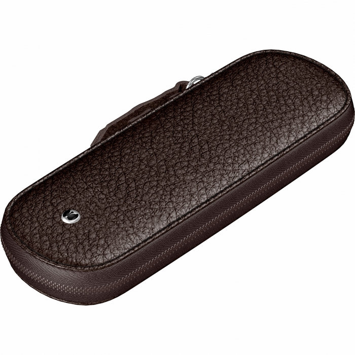 ETUI SCRIKSS DIN PIELE, Toscana maro, pentru 3 instrumente de scris*