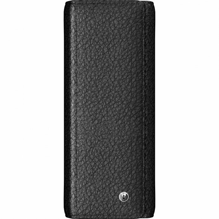 ETUI SCRIKSS DIN PIELE, Toscana negru, pentru 2 instrumente de scris*
