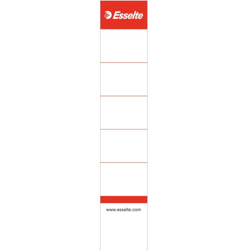 ETICHETE BIBLIORAFT ESSELTE, pentru biblioraft de 8 cm, set 10 buc
