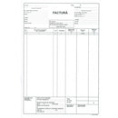 FACTURA cu TVA A4, AUTOCOPIATIV in 3 exemplare, 50 set/carnet