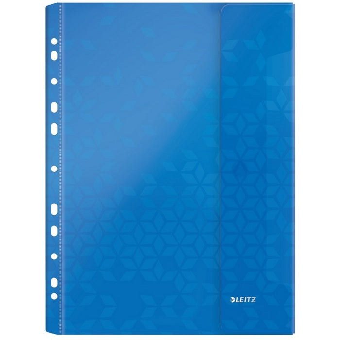 MAPA PLASTIC A4 LEITZ Wow, cu arici, set 6 buc, CULORI MIXATE ASORTATE