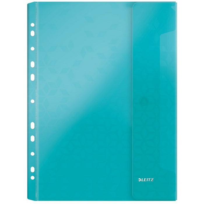 MAPA PLASTIC A4 LEITZ Wow, cu arici, set 6 buc, CULORI MIXATE ASORTATE